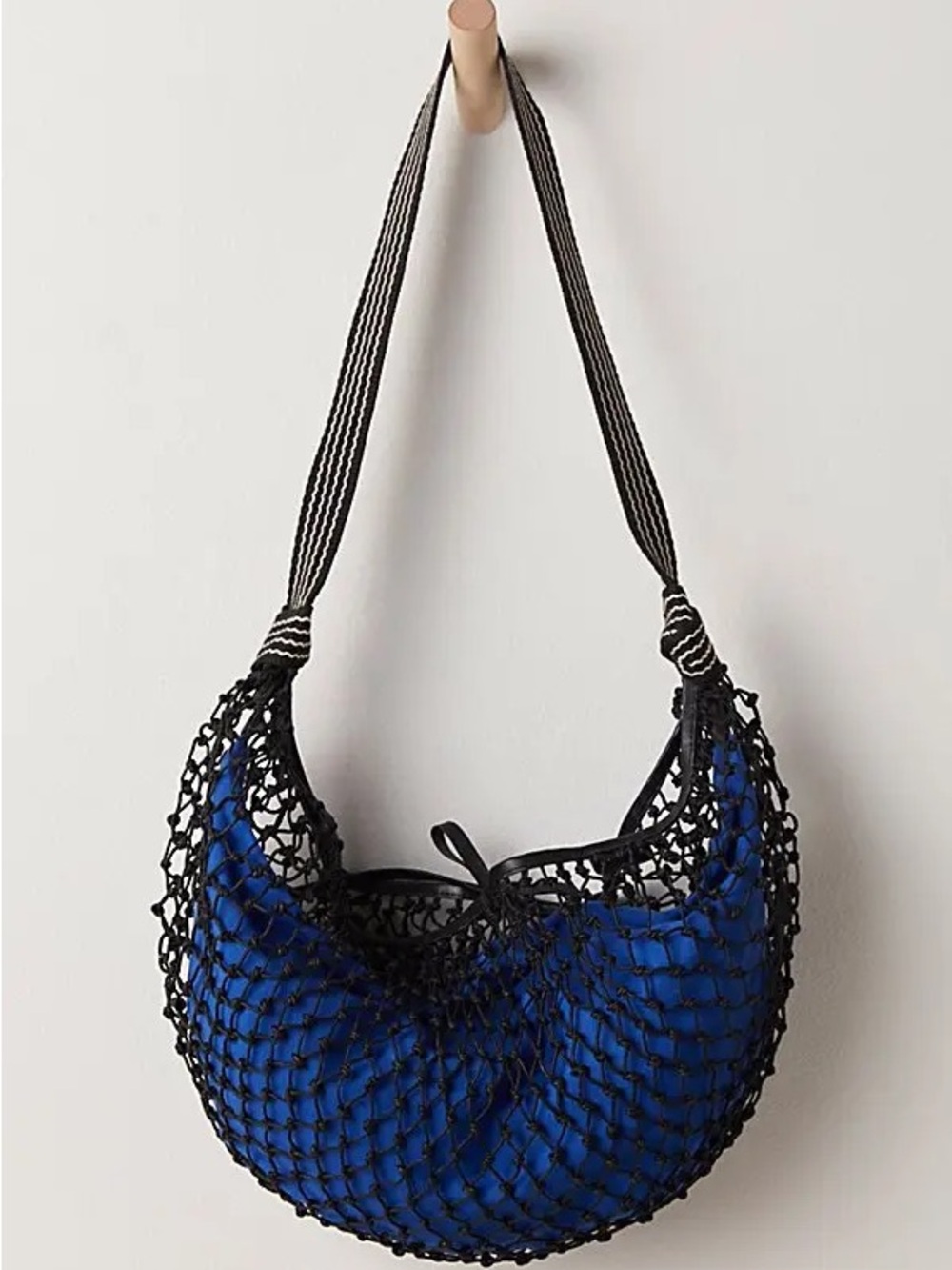 Free People Silver Springs 2 in 1 bag Colbalt Blue NWT